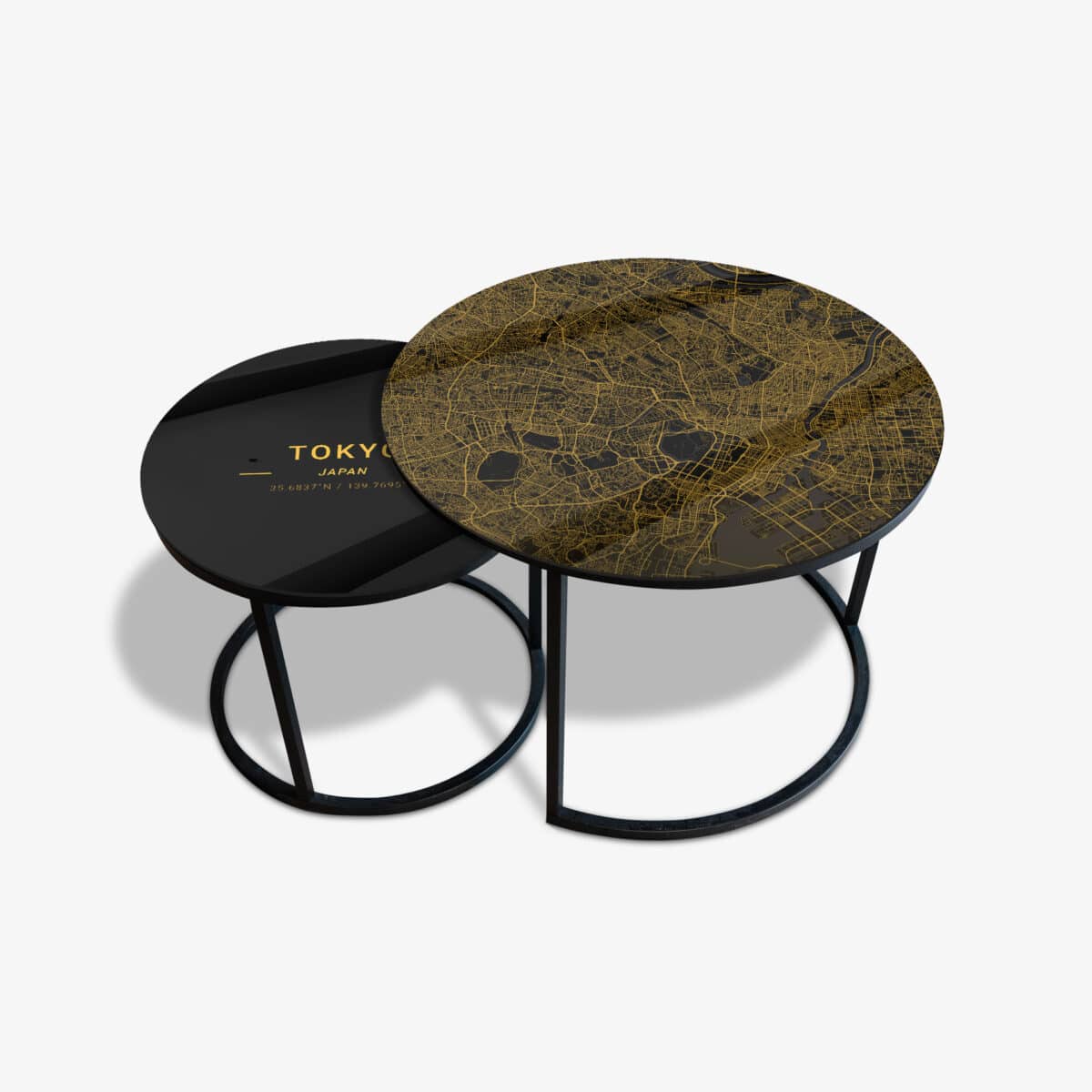 Table basse noire - Tokyo Gold – Image 2