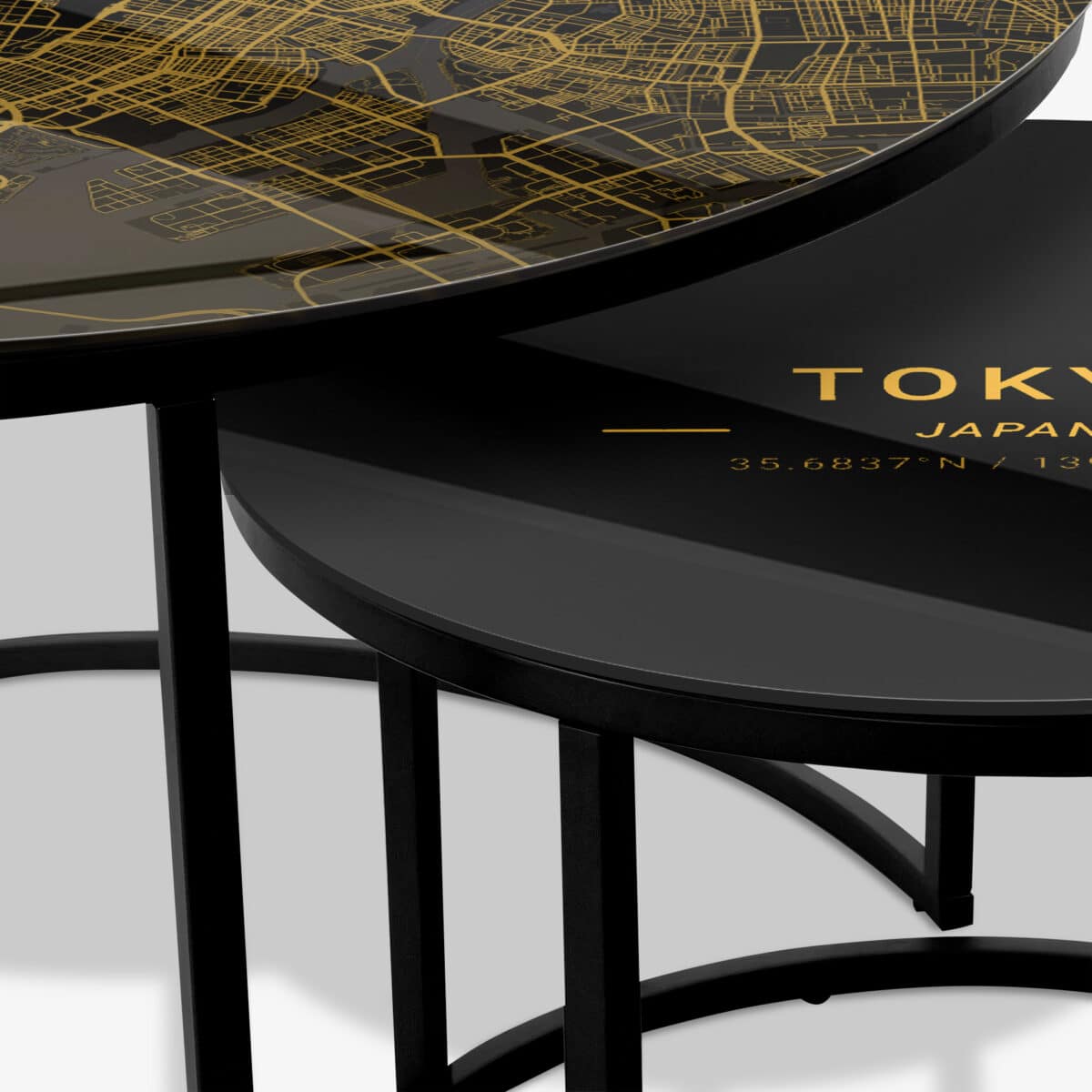 Table basse noire - Tokyo Gold – Image 3