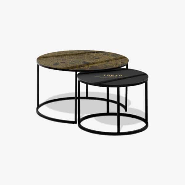 Table basse noire - Tokyo Gold