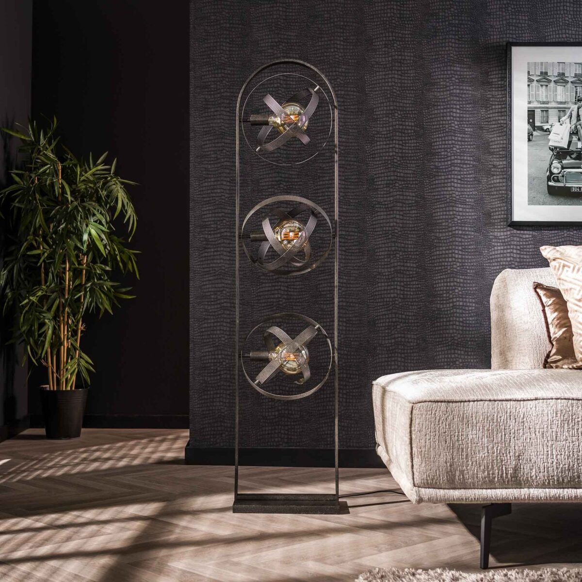 Lampadaire 3L cosmos mesh – Image 2
