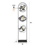 Lampadaire 3L cosmos mesh – Image 4