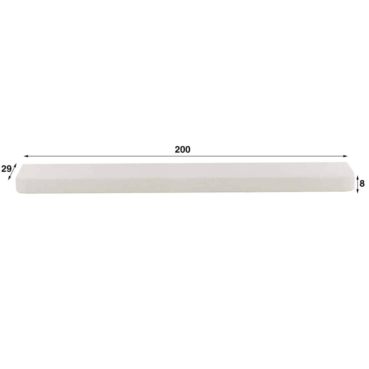 Étagère murale 200cm stone / Composite de marbre – Image 5