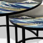 Table basse noire - Great Wave – Image 3