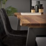 Table à manger 180 edge 25mm / Acacia naturel massif – Image 4
