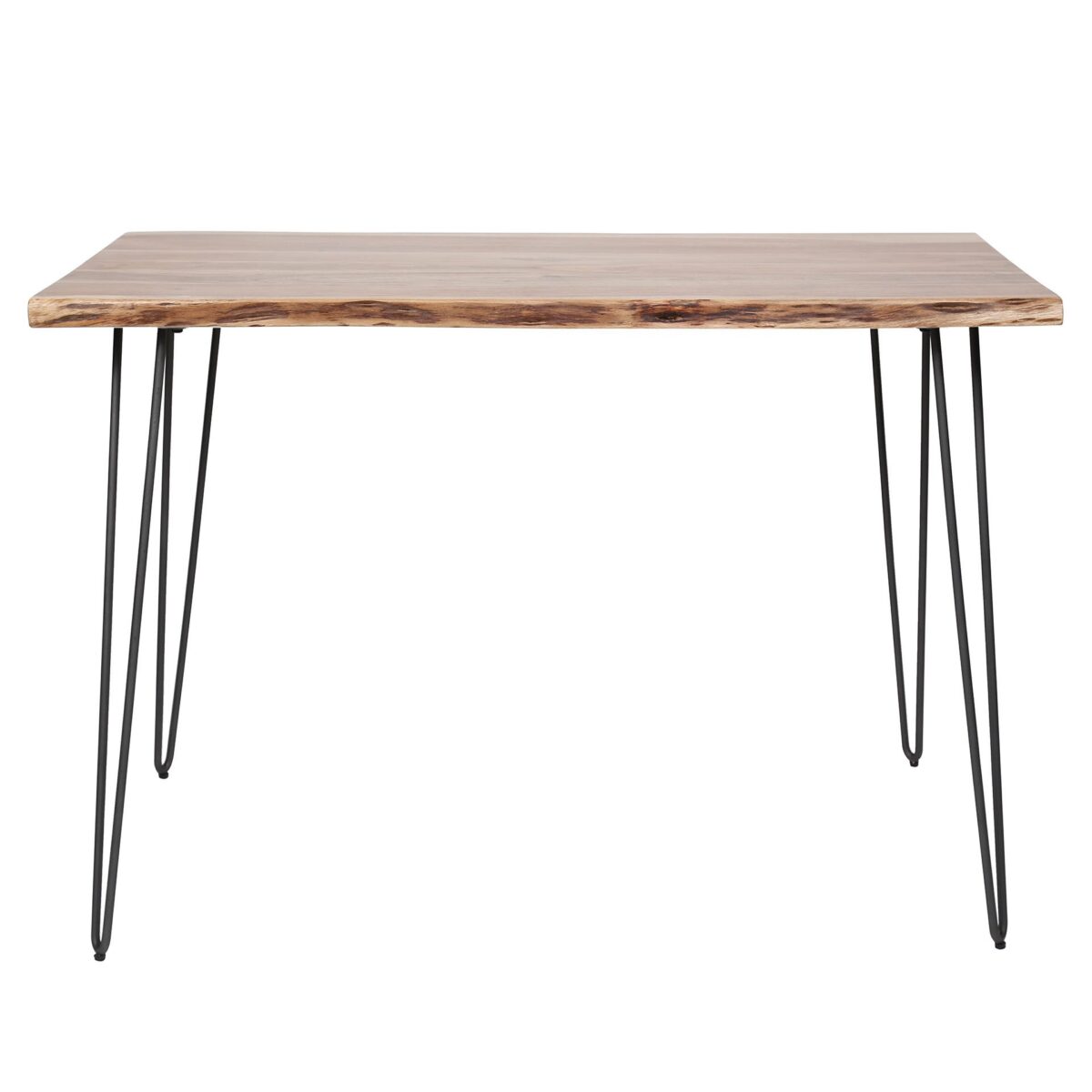 Table de bar Edge 130 / Acacia naturel massif – Image 3