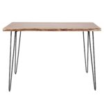 Table de bar Edge 130 / Acacia naturel massif – Image 3