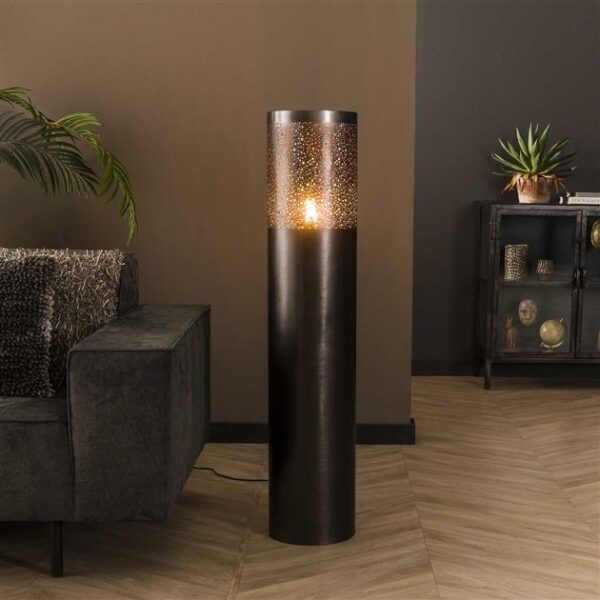 Lampadaire Cylinder Punch dark - 120cm