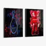 Lot: "Red luxury" (2x) – Verre – Image 2