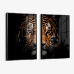 Lot: "Tiger face" (2x) – Verre – Image 2