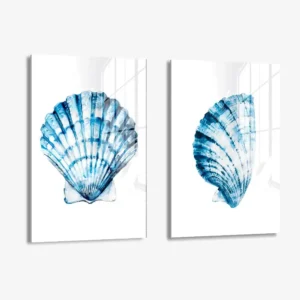 Lot: "Azure Fossil" (2x) – Verre