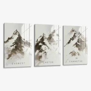 Lot: "Everest in Ink" (3x) – Verre