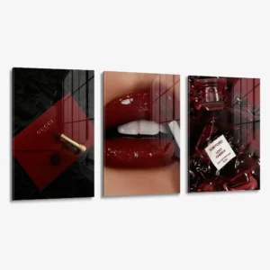 Lot: "Fashion in Red Tones" (3x) – Verre