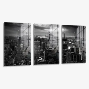 Lot: "Monochrome Citadel" (3x) – Verre
