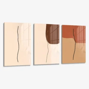 Lot: "Sandline" (3x) – Verre