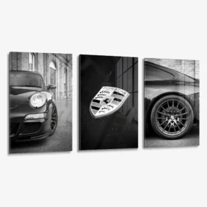 Lot: "Timeless Car" (3x) – Verre