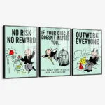 Lot: "Capital Instinct" (3x) – Verre – Image 2