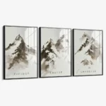 Lot: "Everest in Ink" (3x) – Verre – Image 2