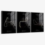 Lot: "F1 Tracks" (3x) – Verre – Image 2
