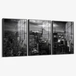 Lot: "Monochrome Citadel" (3x) – Verre – Image 2