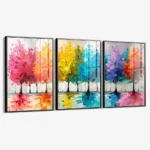 Lot: "Pastel Fall" (3x) – Verre – Image 2