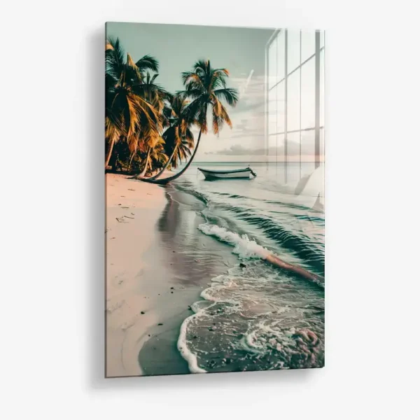 Palm Dusk Shore – Verre
