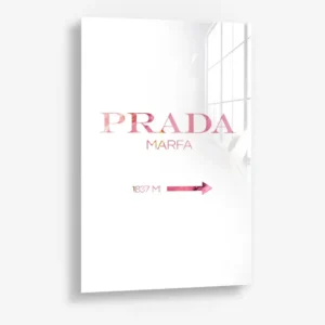 Rose Prada Marfa – Verre