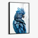 Sapphire Parrot – Verre – Image 2