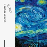 Lot: "Starry Night" (3x) – Verre – Image 6