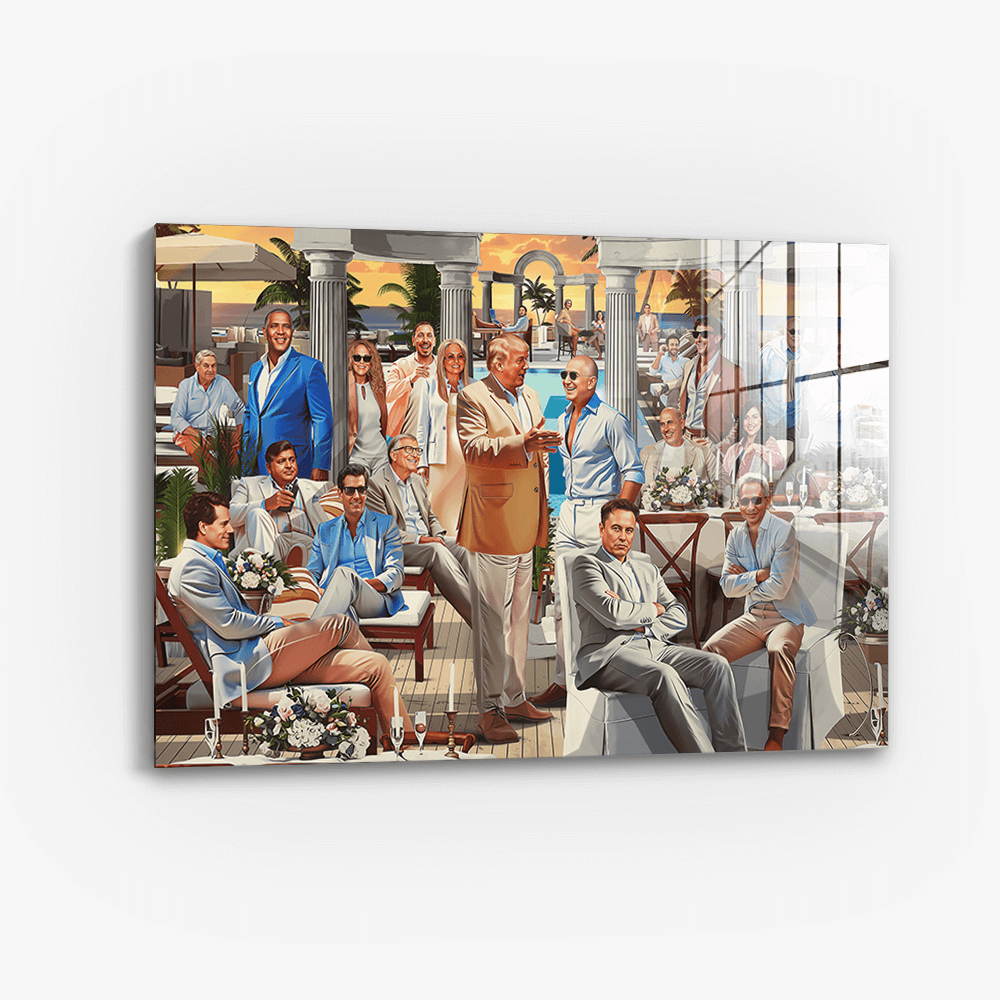 Billionaires meeting - Verre