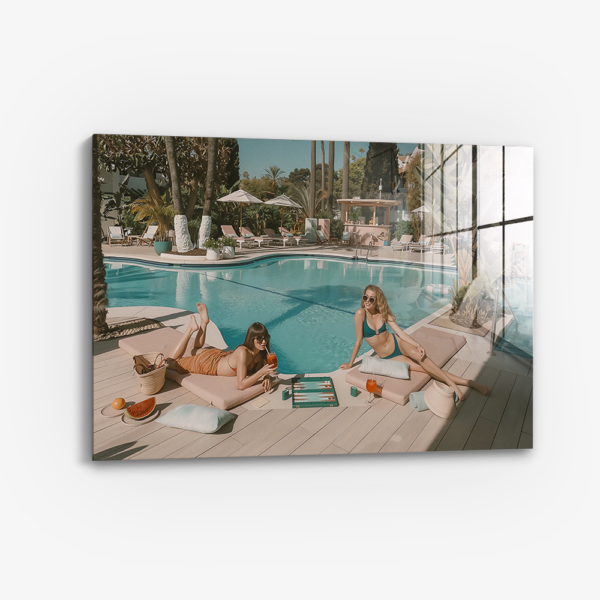By the pool - Verre