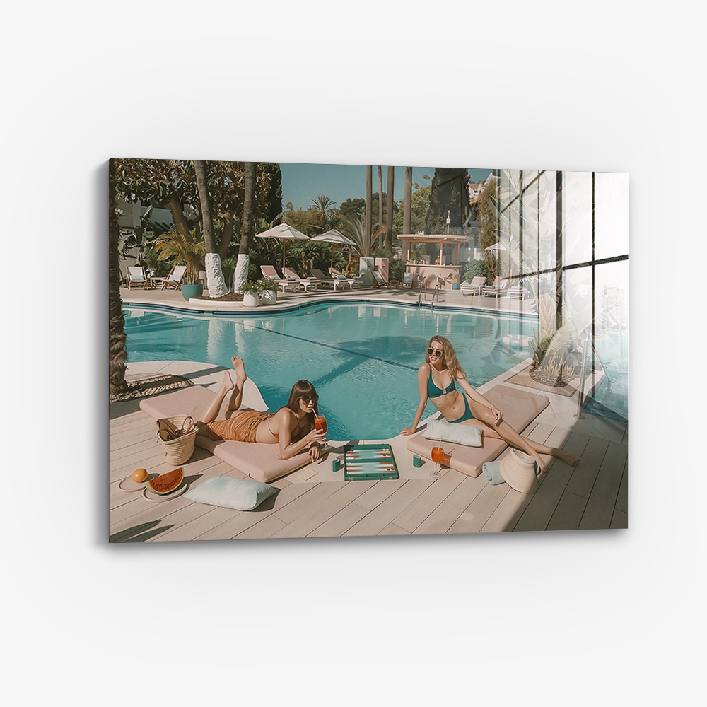 By the pool - Verre