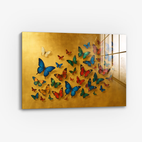 Butterfly Paint - Verre