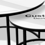 Table basse noire - Personnalisée – Image 3