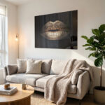 Golden Lips II - Verre – Image 2