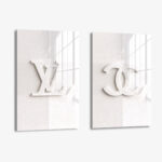 Lot: "Papercut II" (2x) - Verre