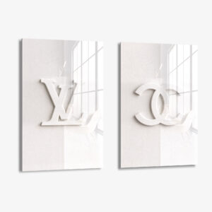 Lot: "Papercut II" (2x) - Verre