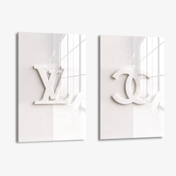 Lot: "Papercut II" (2x) - Verre